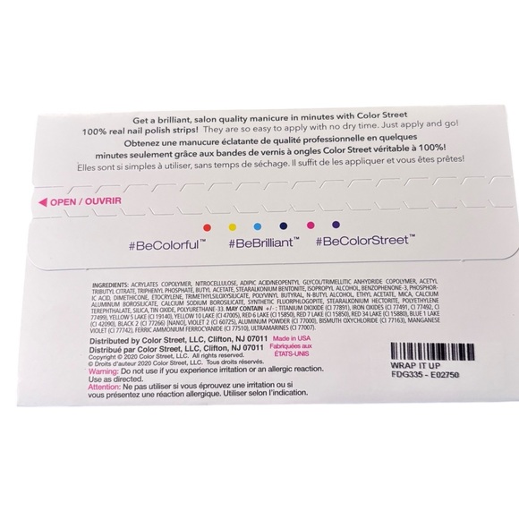 Color Street Wrap it Up Nail Polish Strips . New in package. - Picture 3 of 3